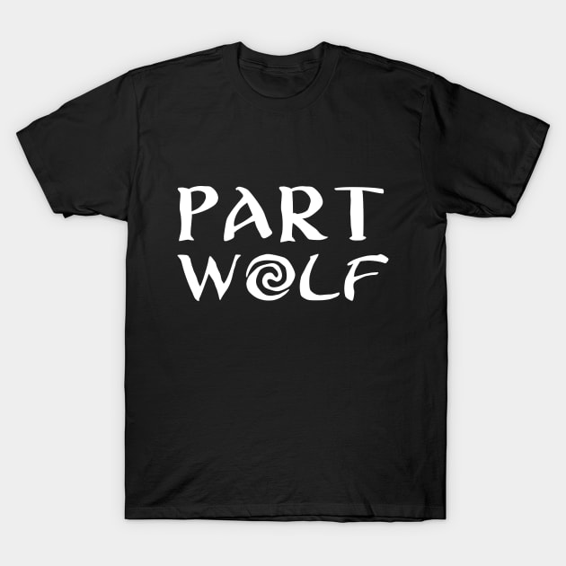 Part Wolf Furry Furries Otherkin Therian Howl T-Shirt by Mellowdellow